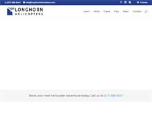 Tablet Screenshot of longhornhelicopters.com